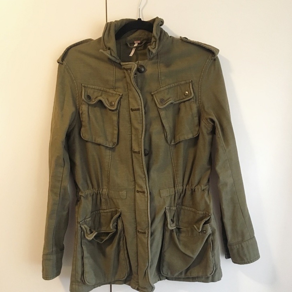 FREE PEOPLE ARMY COAT